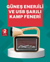 Alev Efektli Güneş Enerjili Lamba – Su Geçirmez