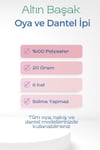 Altınbaşak Oya ve Dantel İpi 20 gr - Royaleks - No: 428