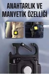 Anahtarlık Çok Amaçlı Mıknatıslı Taşınabilir Işık Led Şarjlı