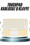 Android ve İOS Uyumlu Bluetooth Klavye Touchpad Slim Kablosuz Wifi Q Klavye