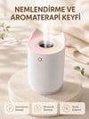 Aroma Difüzör Hava Nemlendirici Sessiz Çalışma Led Gece Lambası
