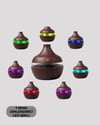 Aromaterapi Uyumlu 300 ml LED Işıklı Oda Kokusu Difüzörü