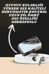 Aynalı Bluetooth Kulaklık Ve 7 Kordonlu Akıllı Saat Dijital Göstergeli Uzun Pil Ömrü