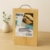 Bambu Kesme Tahtası 20x30x1.7 cm - Metal Kulplu