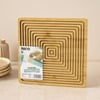 Bambu Servis ve Sunum Tahtası 28x28 cm (Çift Taraflı)
