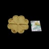 Bambu Yuvarlak 4 Bölmeli Sunum Tepsisi 21x1.4 cm (36'lı Paket)