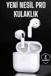 Beyaz Yeni Nesil Pro Bluetooth Kulaklık Yüksek Ses Kaliteli Anc Özelliği