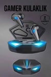 Bluetooth  Kulaklığı Led Işıklı Kablosuz Anc Özelliği