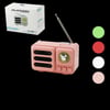 Bluetooth Işıklı USB Şarjlı Taşınabilir Hoparlör (TF Kart, Renkli Kasa)