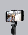 Bluetooth Selfie Çubuğu – 360° Dönebilen Başlık, Kablosuz Bağlantı