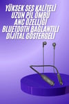 Boyun Bantlı Kablolu Yüksek Ses Kaliteli Bluetooth Kulaklık Uzun Pil Ömrü 100 Saat Sarj