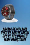 Çağrı Cevaplama Sesli Asistan Çoklu Dil Desteği 5.0 Bluetooth Akıllı Saat