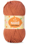 Calico Bebe Pamuklu Bebek Ve Battaniye Örgü Ipi 13287 Taba