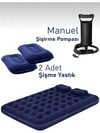 Çift Kişilik Şişme Yatak Dahili Pompalı 203x152x22 Cm 2 Yastıklı