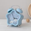 Çift Zilli Metal Masa Çalar Saat (8.8 cm) - Pilli & Işıklı