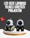 Çocuk Odası İçin Müzikli Ve Işıklı Robot Projektör