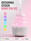 Dekoratif Şans Ağacı Ultrasonik Nemlendirici Rgb Gece Lambalı Aroma Difüzörü