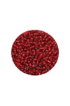 Dökme Cam Kum Boncuk (11/0) 2 mm - 60 Gram -  Şeffaf Koyu Kırmızı - BNC050