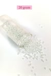 Dökme Cam Kum Boncuk (8/0) 3 mm - 4 Renk - Toplam 80 Gram - BNC418