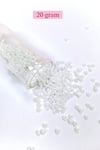 Dökme Cam Kum Boncuk (8/0) 3 mm - 4 Renk - Toplam 80 Gram - BNC416