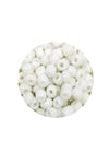 Dökme Cam Kum Boncuk Büyük Boy (6/0) 4 mm - 60 Gram - Beyaz - BNC111