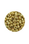 Dökme Cam Kum Boncuk Büyük Boy (6/0) 4 mm - 20 Gram - Altın - BNC093