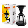 E27 60W IP44 Siyah Set Üstü Bahçe-Balkon Sokak Lambası
