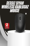 Ergonomik Tasarım Kablosuz Siyah Mouse Hassas Uzun Ömürlü