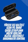 Gaming Kulaklık Bluetooth 5.2 Kablosuz Kulakiçi Rgb Işıklı Çift Mikrofonlu