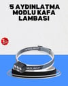 Gece Koşusu İçin Led Kafa Lambası El Sensörlü