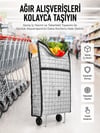Geniş Hacimli Tekerlekli Pazar Çantası Dayanıklı Ve Ergonomik