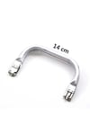 Gizli Metal Çanta Bursu – 14 cm - Metal Çanta Aparatı Çanta Aksesuarı