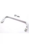Gizli Metal Çanta Bursu – 27 cm - Metal Çanta Aparatı Çanta Aksesuarı