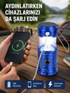 Güneş Enerjili Katlanabilir Kamp Feneri – Usb Şarjlı, Hafif Ve Çok Fonksiyonlu