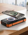 Güneş Enerjili Powerbank 20000 Mah Kablosuz Ve Hızlı Şarj Destekli Taşınabilir Şarj Cihazı