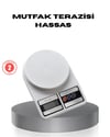 Hassas Dijital Mutfak Tartısı – 1g Doğruluk, Lcd Ekran, Otomatik Kapanma