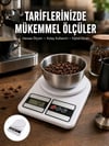 Hassas Ölçüm İçin Dijital Mutfak Tartısı – 10 Kg Kapasiteli Yeni Nesil