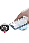 Iphone 11 Pro Max Kılıf Kamera Lens Korumalı Magsafe Destekli Şeffaf Darbe Emici Sert Kapak