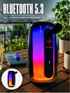 Kablosuz Bluetooth Hoparlör Rgb Ambiyans Işıklı Usb Ve Tf Kart Destekli