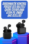 Kablosuz Bluetooth Kulaklık Tws Pro5 Kulaklık Anc Özelliği Dokunmatik Kontrol