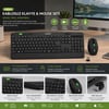 Kablosuz Klavye Mouse Seti (USB, Sessiz, Q Klavye)