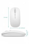 Kablosuz Mouse Fare Şarjlı Bluetooth Wireless Çift Modlu Sessiz