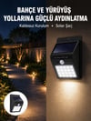 Kablosuz Solar Led Lamba | Bahçe, Veranda, Merdiven Işığı, Otomatik Aç-kapa Sensörlü Yeni Nesil