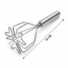 Kalp Şekilli Metal Patates Ezici 26 cm (Krom Saplı, 9 cm Başlık)
