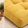 Kapitone Bank Minderi · 100 × 45 × 4 cm · Hardal