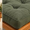 Kapitone Bank Minderi · 100 × 45 × 4 cm · Haki