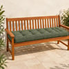 Kapitone Bank Minderi · 100 × 45 × 4 cm · Haki