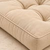 Kapitone Bank Minderi · 100 × 45 × 4 cm · Krem