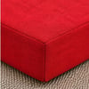 Kedi Köpek Yatağı Kare Blok Minder · 50 × 50 × 7 cm · Kırmızı