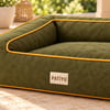 Kedi Köpek Yatağı Sofa Bed - Kiremit · Haki